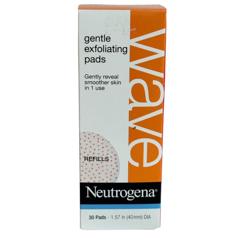 Neutrogena Wave Gentle Exfoliating Pads 30 Refills Sealed